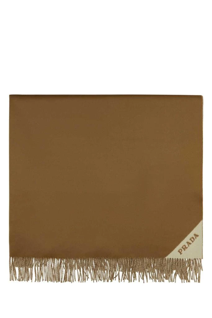 商品Prada|Prada Two-Toned Fringed Blanket,价格¥22469,第1张图片