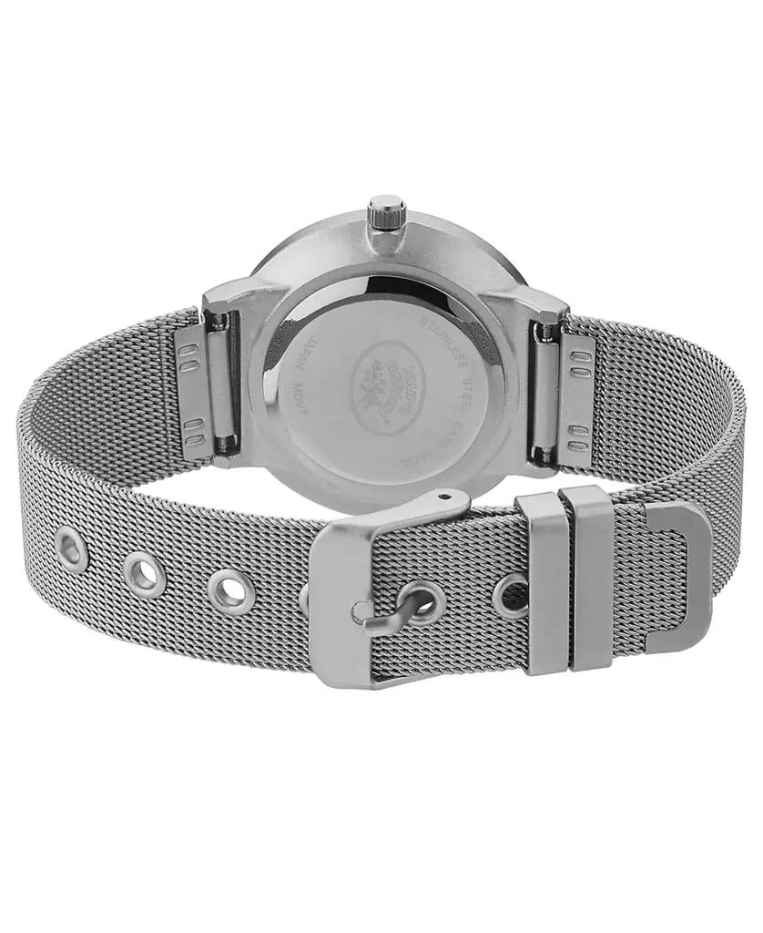 商品Laura Ashley|Ladies' Silver Minimalist Mesh Band Watch,价格¥304,第2张图片详细描述