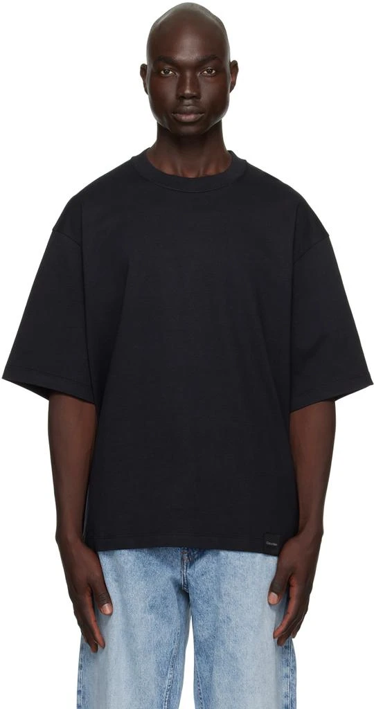 商品Calvin Klein|Black Smooth T-Shirt,价格¥260,第1张图片