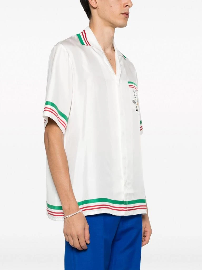 商品Casablanca|STRIPED SILK SHIRT,价格¥5395,第4张图片详细描述