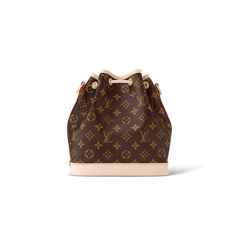 商品Louis Vuitton|【预售3-7天】LV路易威登 NOÉ BB系列 经典款 女士棕色老花帆布配皮单肩水桶包M40817,价格¥13561,第5张图片详细描述