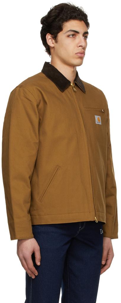 Brown Detroit Jacket商品第2张图片规格展示