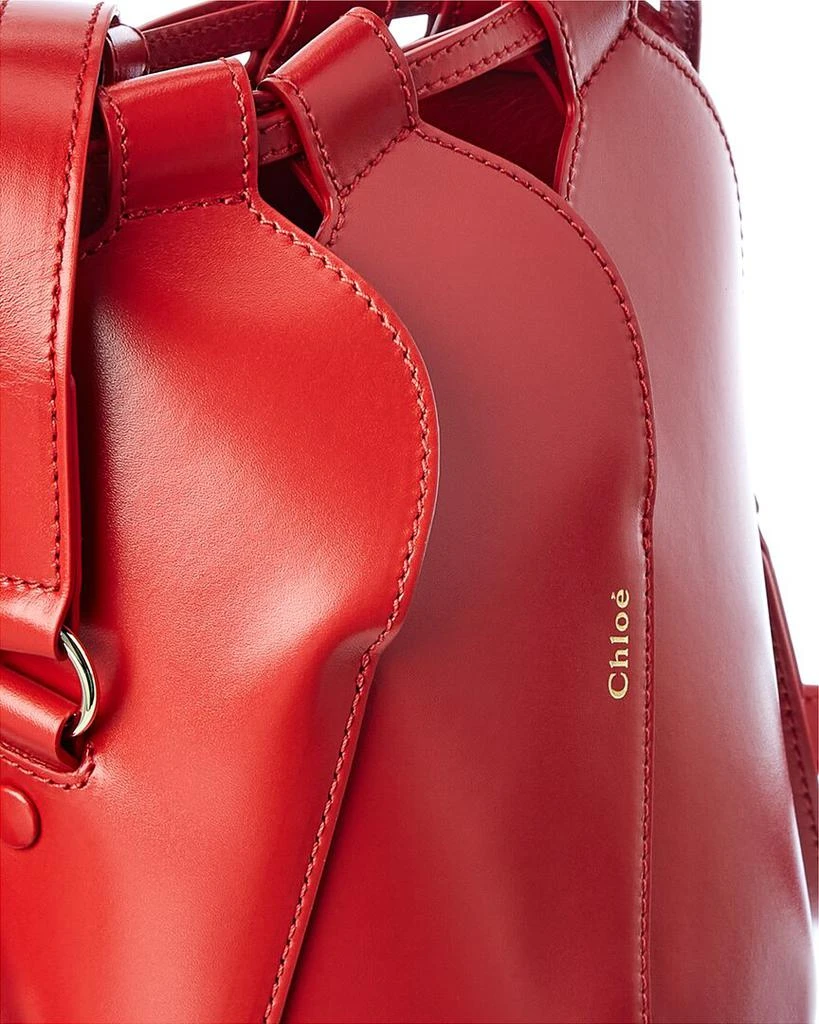商品Chloé|Chloe Tulip Mini Leather Bucket Bag,价格¥4985,第3张图片详细描述