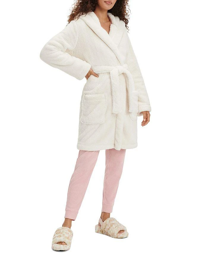 商品UGG|Aarti Hooded Fleece Robe,价格¥741,第1张图片详细描述
