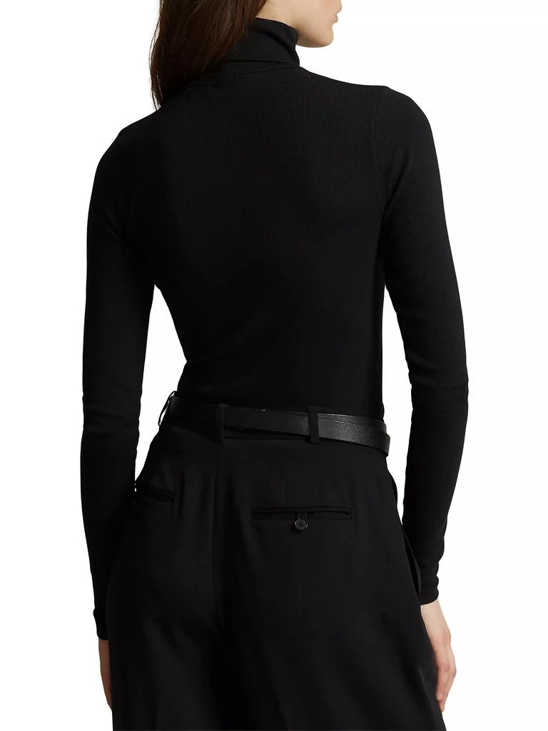 商品Ralph Lauren|Rib-Knit Turtleneck Sweater,价格¥950,第4张图片详细描述