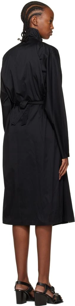 商品Lemaire|Black Tilted Midi Dress,价格¥2153,第3张图片详细描述