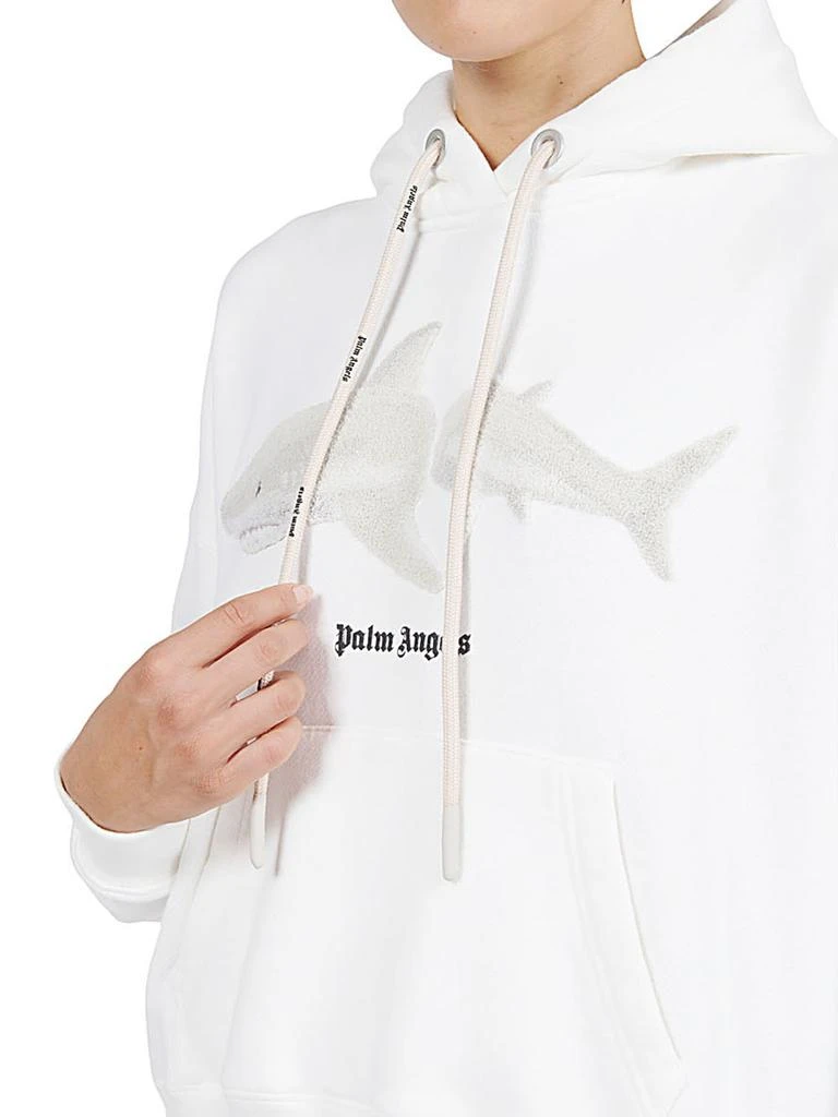 商品Palm Angels|PALM ANGELS X TESSABIT - Shark Cotton Hoodie,价格¥6948,第3张图片详细描述