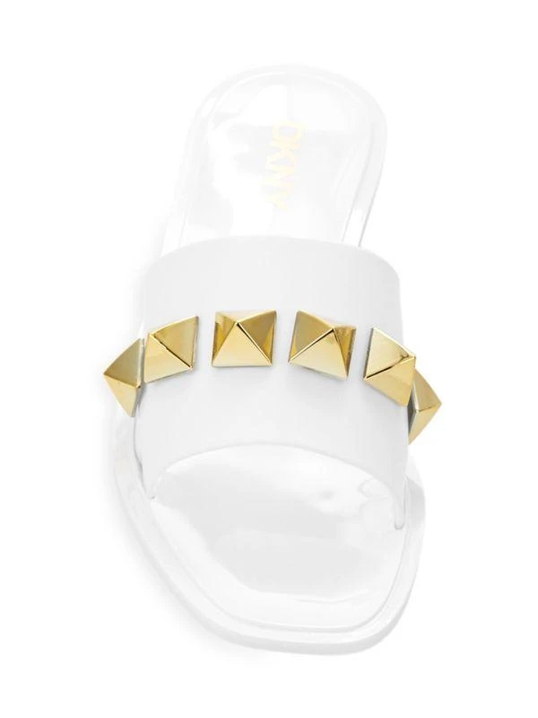 商品DKNY|Janis Pyramid Studded Flat Sandals,价格¥119,第5张图片详细描述