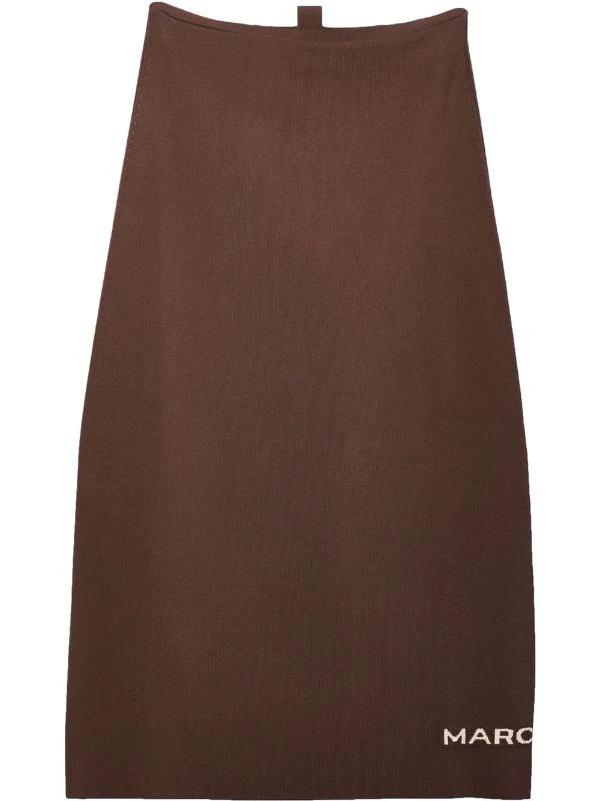 Marc Jacobs Shaved Chocolate The Tube Skirt, Size Medium商品第1张图片规格展示