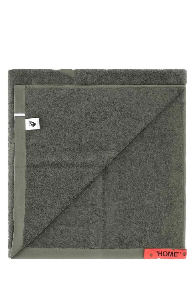 商品Off-White|Bookish Logo Detailed Bath Towel,价格¥1195,第2张图片详细描述