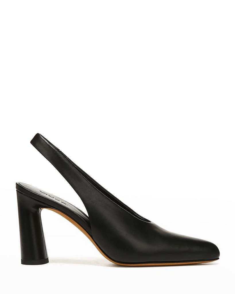 商品Vince|Hellen Leather Slingback Pumps,价格¥1519,第1张图片