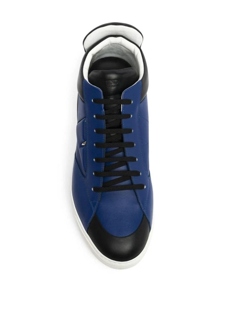 商品Fendi|Bugs Mid-Top Leather Sneakers,价格¥3372,第4张图片详细描述