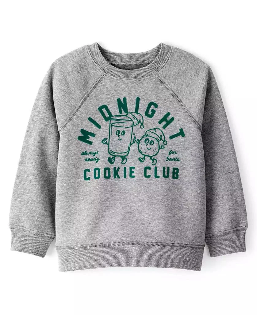 商品Carter's|Toddler Boys Midnight Cookie Club Long Sleeve Pullover Sweatshirt,价格¥96,第1张图片