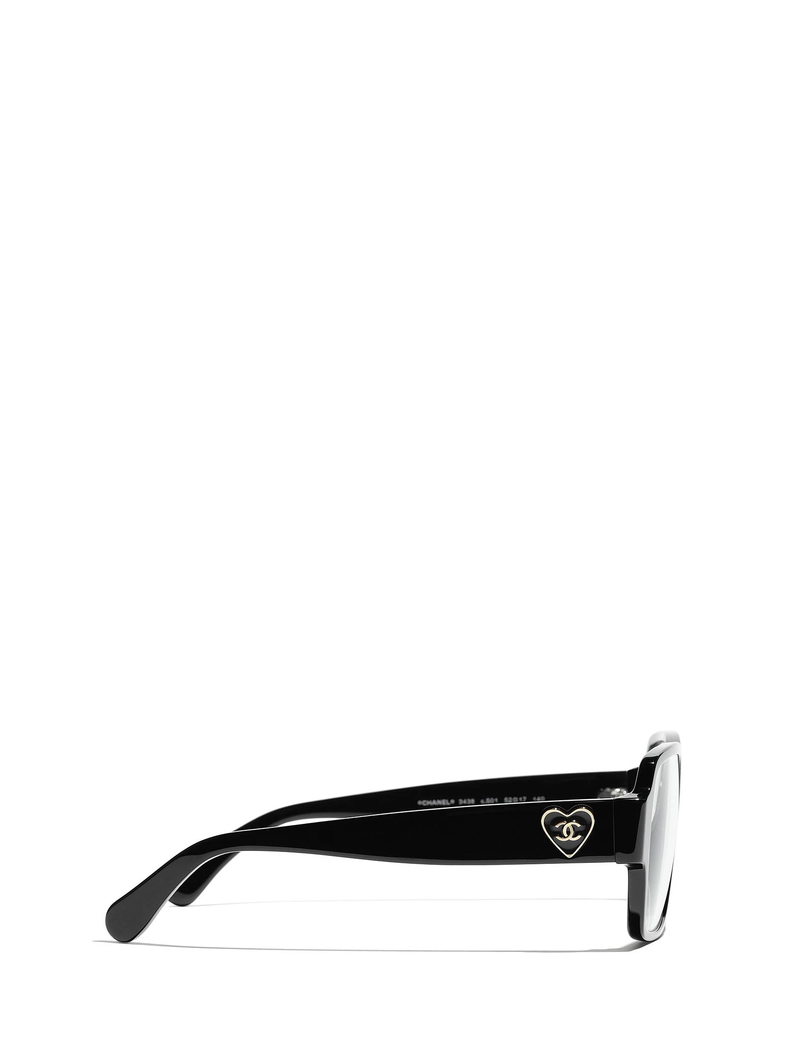 商品【商品预售7天发货】 Chanel|Chanel 女士眼镜 CH3438C501 黑色,价格¥2416,第4张图片详细描述