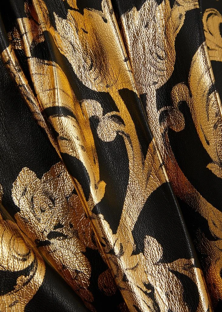 商品Alice + Olivia|Fizer printed vegan leather mini skirt,价格¥4094,第5张图片详细描述