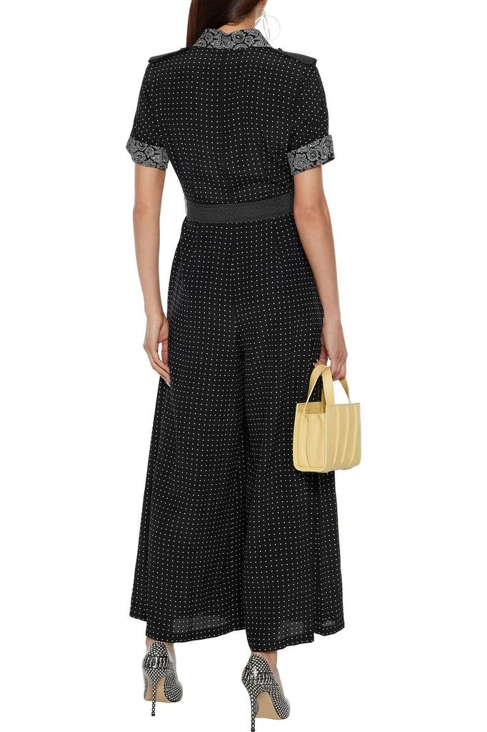 商品Max Mara|City belted pleated printed silk-crepe wide-leg jumpsuit,价格¥2761,第1张图片