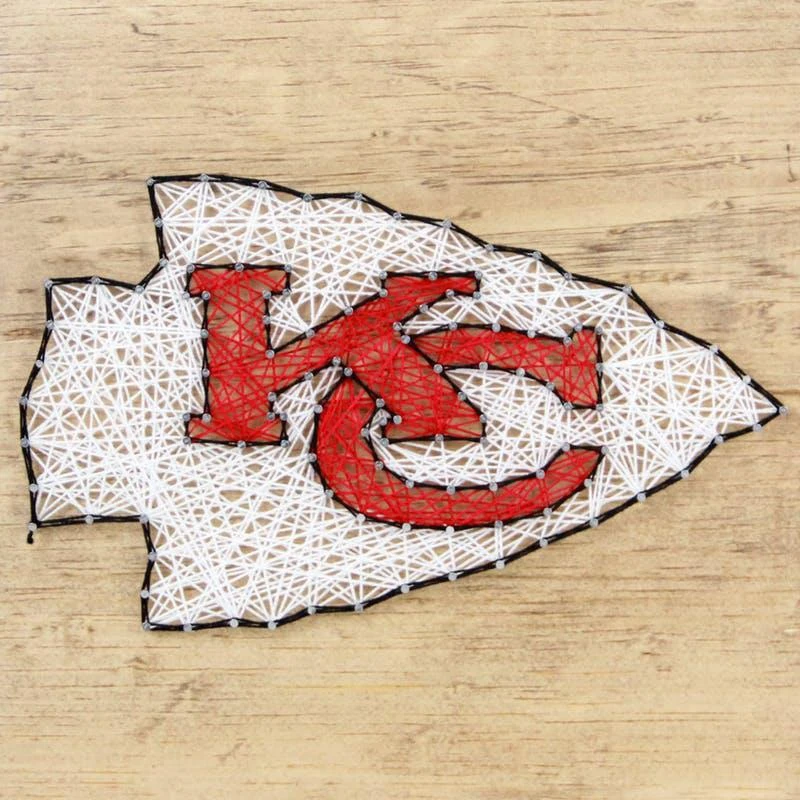 商品Sporticulture|NFL Kansas City Chiefs String Art Kit,价格¥378,第1张图片