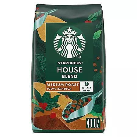 商品Starbucks|House Blend 咖啡豆 (40 oz.),价格¥107,第1张图片