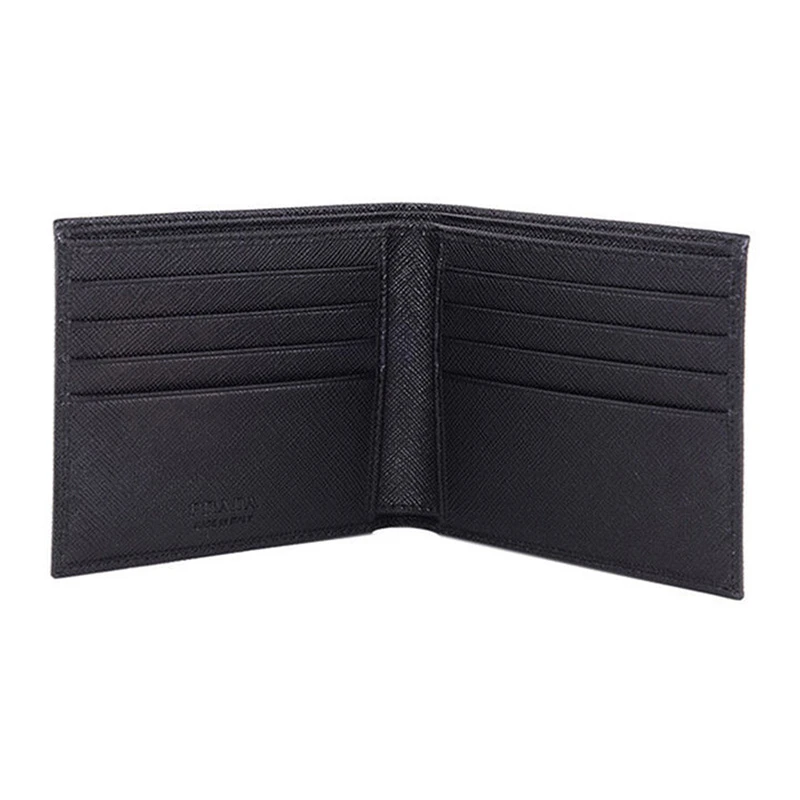 PRADA 黑色男士短款钱夹 2MO513-QHH-F0002 商品