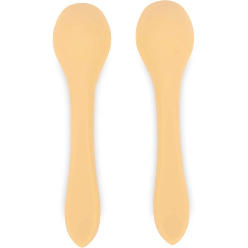 商品Baby Livia|Silicone spoons 2 pack in yellow,价格¥121,第2张图片详细描述