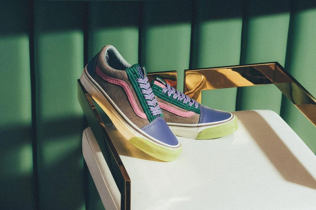 商品Vans|Feature x Vans OG Old Skool LX Double Down - Multi,价格¥987,第5张图片详细描述