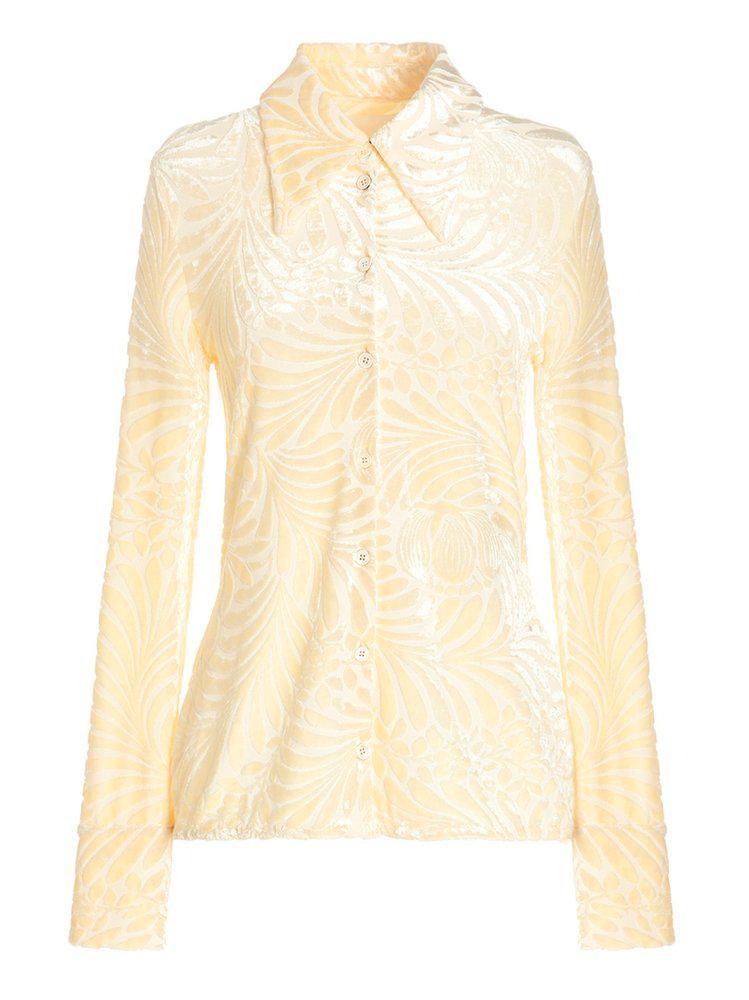 商品Jil Sander|Jil Sander Patterned Buttoned Shirt,价格¥2827,第1张图片