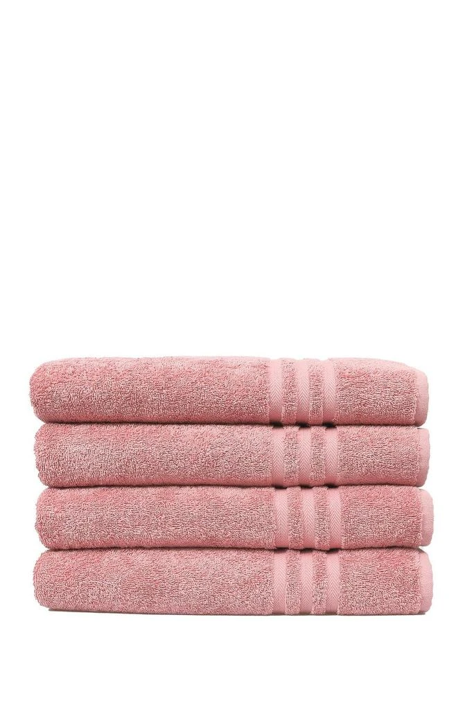 商品Linum Home Textiles|Denzi Bath Towels - Set of 4 - Tea Rose,价格¥369,第1张图片