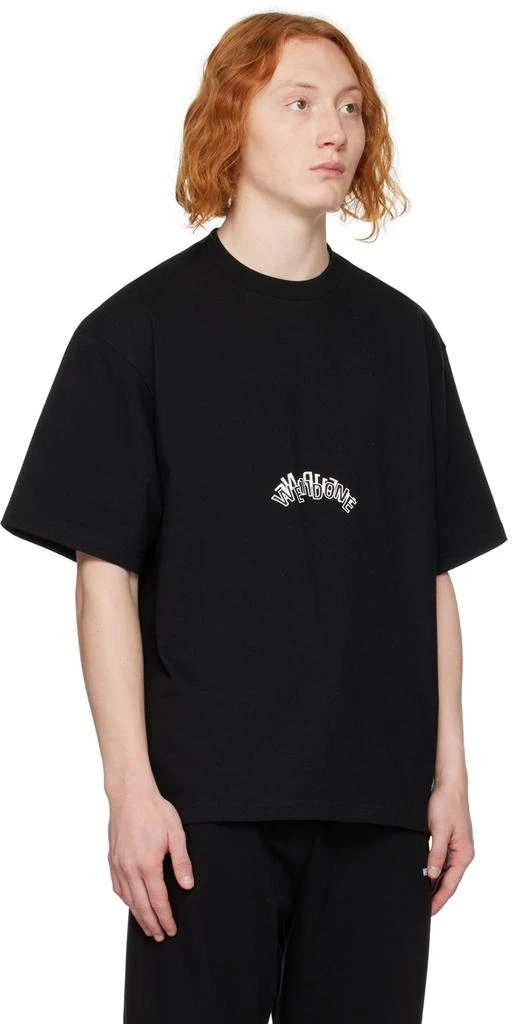 商品We11done|Black Printed T-Shirt,价格¥888,第2张图片详细描述