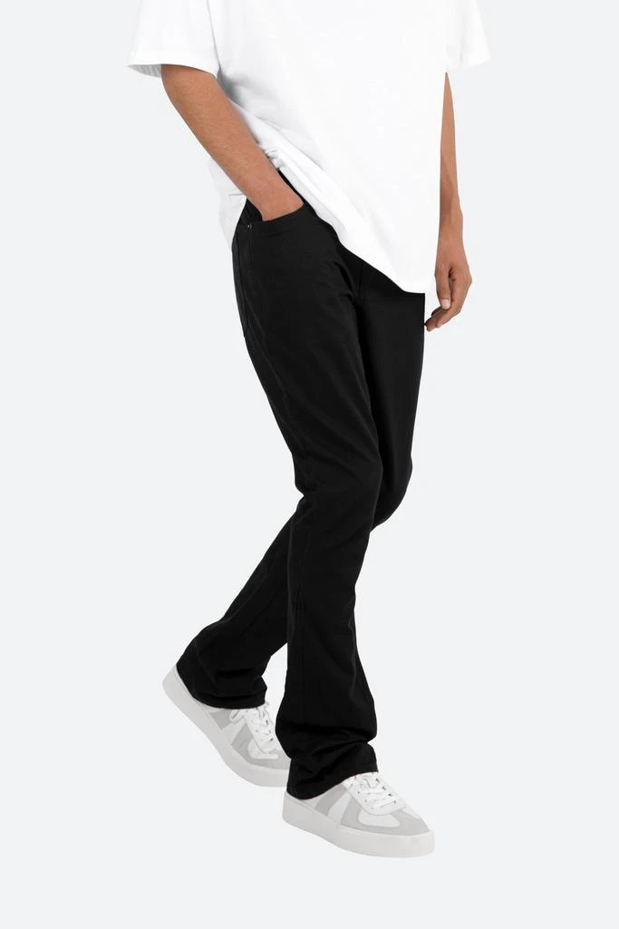 商品MNML|B472 Twill Flare Pants - Black,价格¥502,第2张图片详细描述