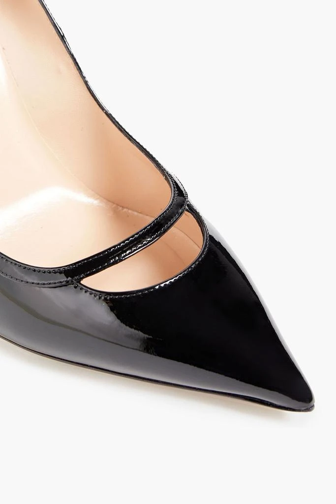 商品Valentino|Cutout patent-leather Mary Jane pumps,价格¥1675,第4张图片详细描述