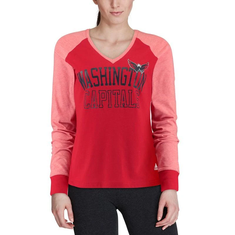 商品Adidas|adidas Capitals Contrast Long Sleeve T-Shirt - Women's,价格¥413,第3张图片详细描述