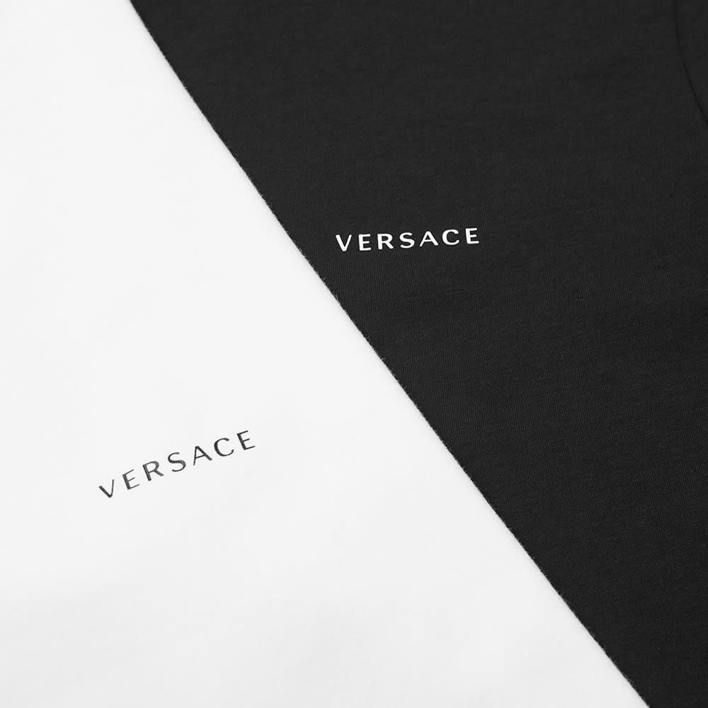 商品Versace|Versace Stretch Cotton Logo Tee - 2 Pack,价格¥710,第4张图片详细描述