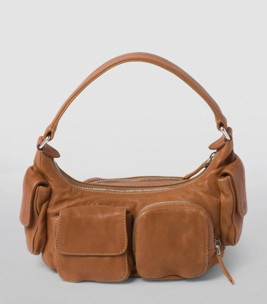 商品Miu Miu|Nappa Leather Pocket Shoulder Bag,价格¥29206,第4张图片详细描述