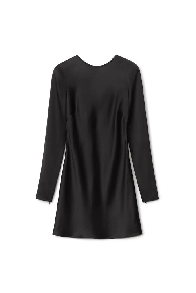 商品Alexander Wang|KEYHOLE BACK DRESS IN SILK CHARMEUSE,价格¥3727,第1张图片