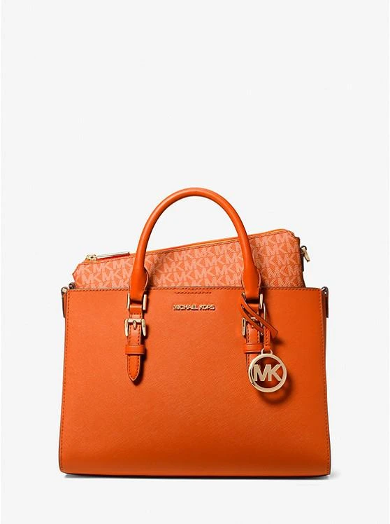 商品Michael Kors|Charlotte Medium 2-in-1 Saffiano Leather and Logo Tote Bag,价格¥1344,第5张图片详细描述