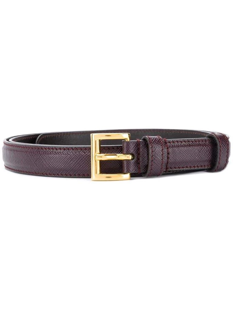 商品Prada|PRADA Classic slim belt,价格¥4073,第1张图片