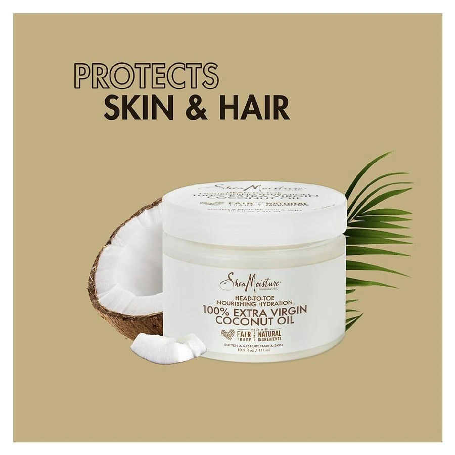 商品SheaMoisture|Head-to-Toe Nourishing Hydration, 100% Virgin Coconut Oil,价格¥107,第5张图片详�细描述