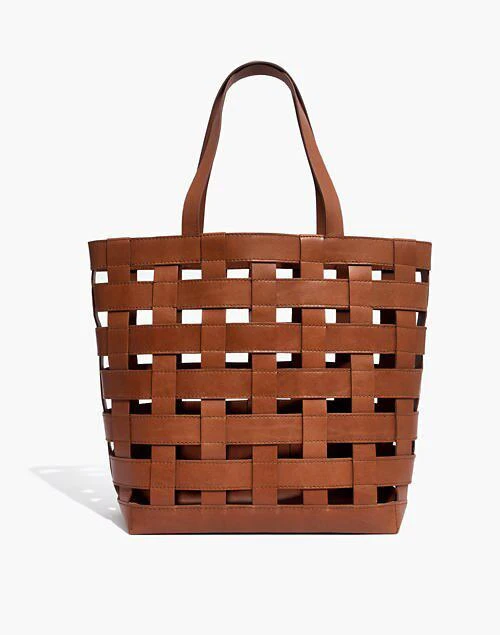 商品Madewell|The Medium Transport Tote: Basketweave Edition,价格¥1322,第1张图片