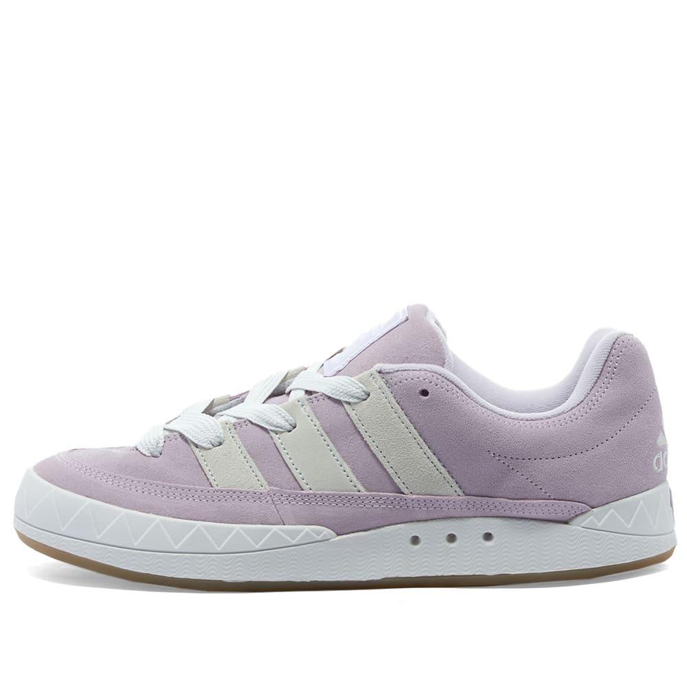 商品Adidas|男款 Adimatic 休闲鞋 白紫色,价格¥495,第4张图片详细描述