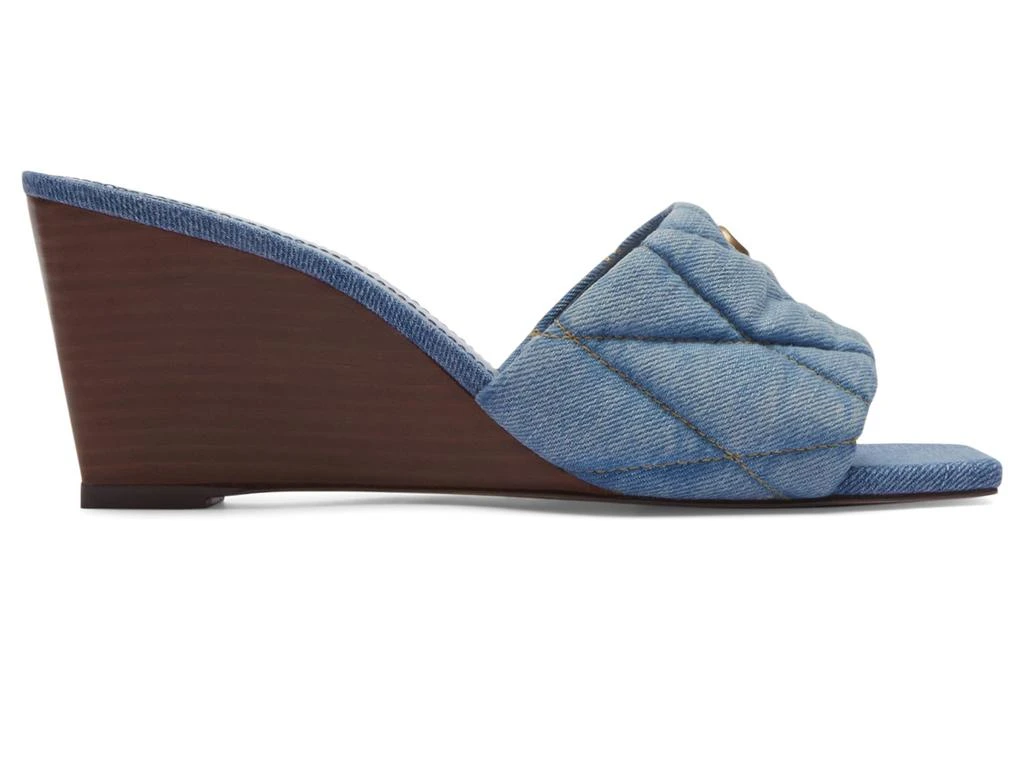 商品Coach|Emma Quilted Denim Wedge,价格¥1228,第4张图片详细描述