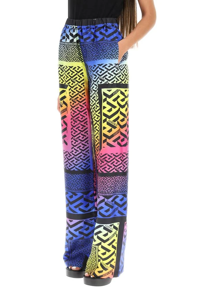 商品Versace|Versace La Greca Silk Trousers,价格¥4359,第4张图片详细描述