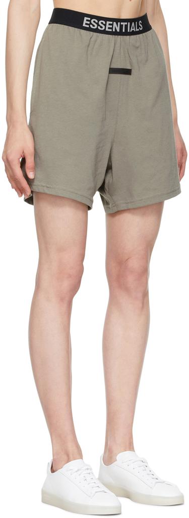 Grey Logo Lounge Shorts商品第2张图片规格展示