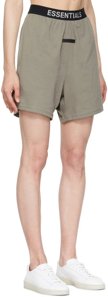 商品Essentials|Grey Logo Lounge Shorts,价格¥317,第2张图片详细描述