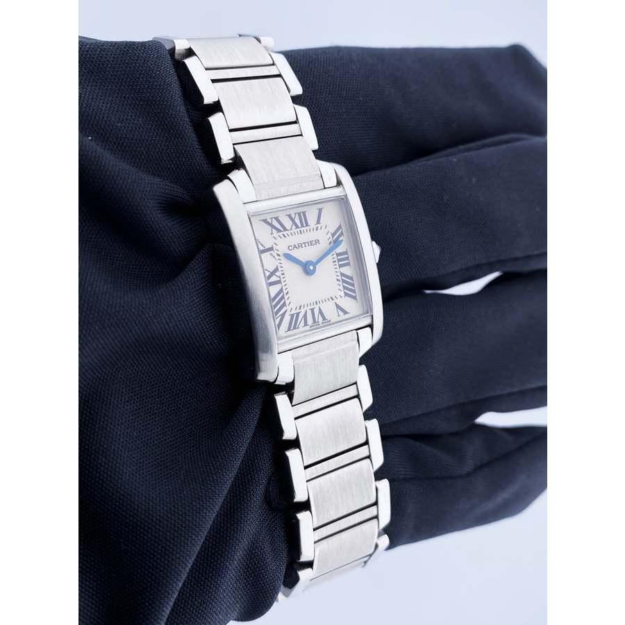 Pre-owned Cartier Tank Francaise Beige Dial Ladies Watch 2384商品第3张图片规格展示