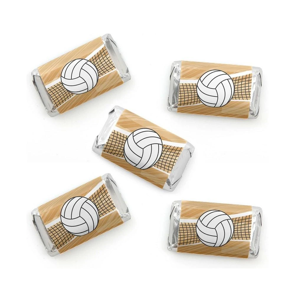商品Big Dot of Happiness|Bump, Set, Spike - Volleyball Mini Candy Bar Wrapper Stickers Party Favors 40 Ct,价格¥82,第1张图片
