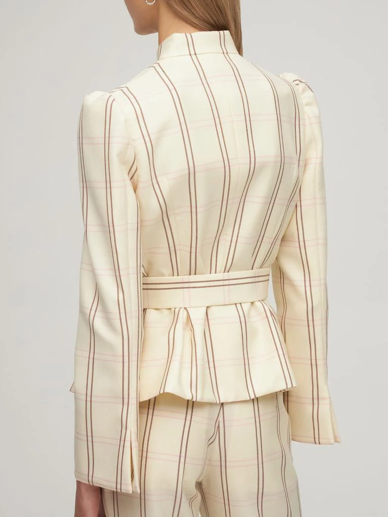 商品ROCHAS|Silk & Wool Check Jacket,价格¥5087,第2张图片详细描述