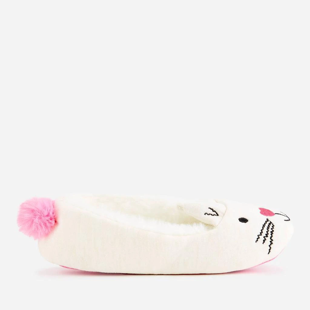 商品Joules|Joules Girls' Cat Slippers - Cream,价格¥49,第1张图片