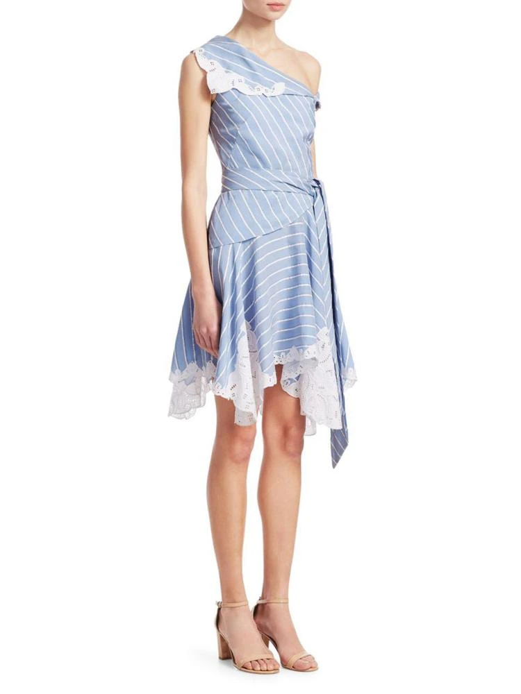 商品Jonathan Simkhai|Striped Eyelet Dress,价格¥1999,第1张图片