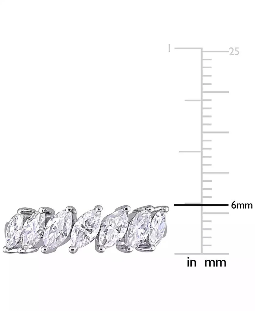 商品Macy's|Lab-Grown Moissanite Marquise Statement Ring (1-3/4 ct. t.w.) in 10k White Gold,价格¥5568,第5张图片详细描述