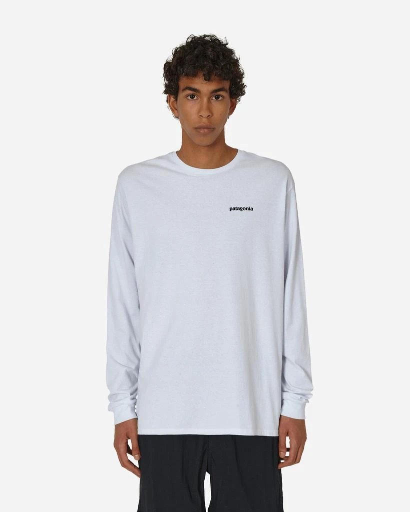 商品Patagonia|P-6 Logo Responsibili Longsleeve T-Shirt White,价格¥347,第1张图片